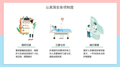 可爱风护士长年终报告PPT模板
