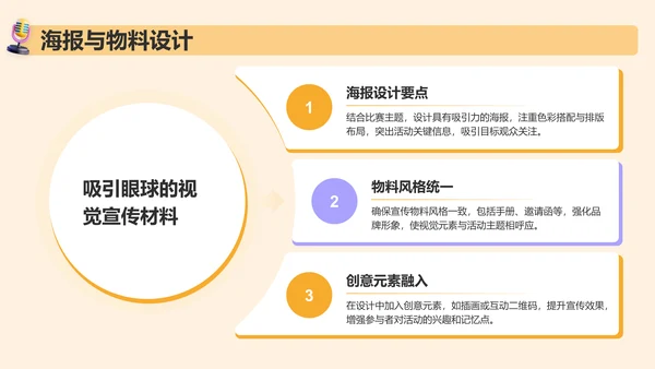 橙色3D风英语演讲比赛活动策划PPT模板