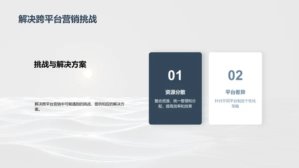跨平台营销秘诀PPT模板