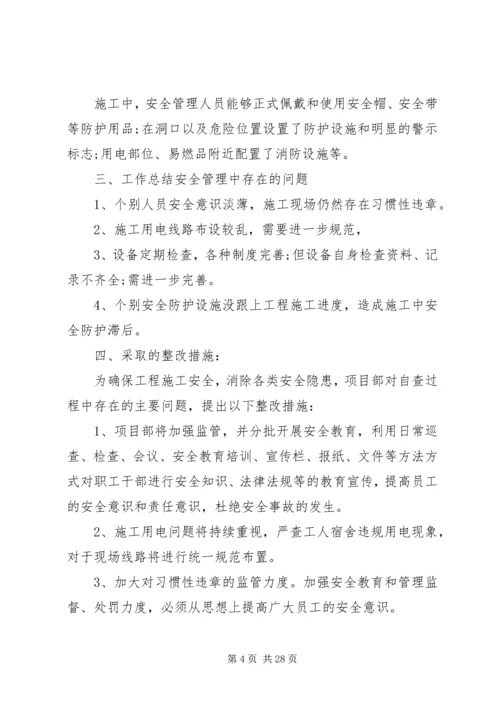 安全生产自查报告八篇.docx