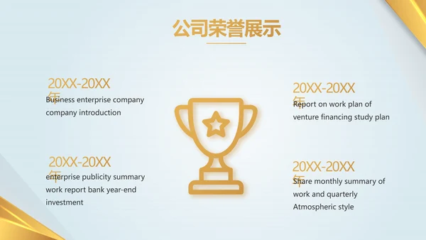 金融投资理财黄金期货投资年终总结PPT模板