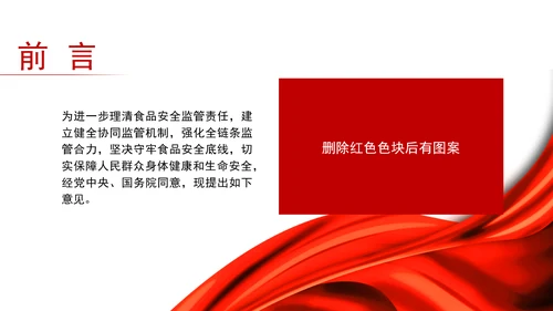 关于进一步强化食品安全全链条监管的意见全文学习PPT课件
