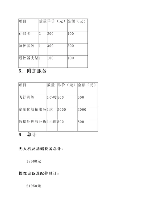 浙江图传无人机报价单