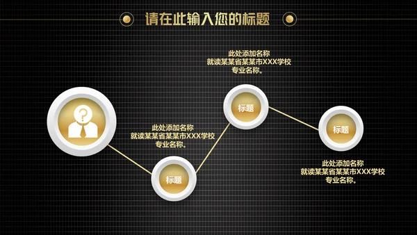 炫酷黑金科技工作汇报通用PPT模板