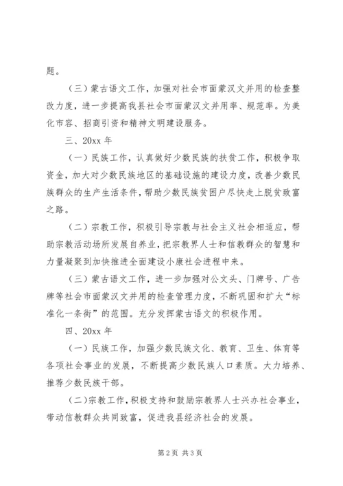 民族宗教蒙语工作十一五规划 (3).docx