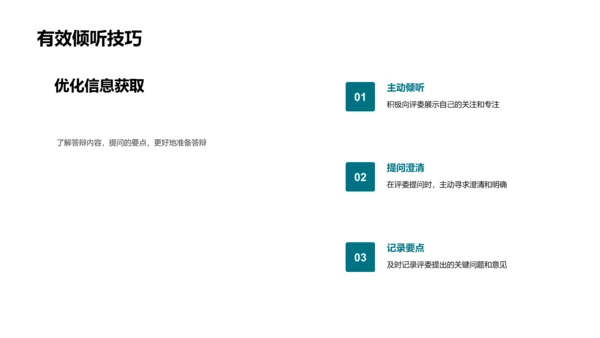 答辩实战指导PPT模板