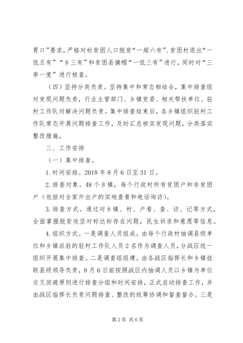 脱贫摘帽查找补工作方案.docx