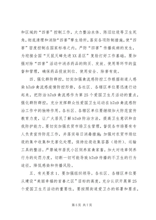 社区关于开展爱国卫生月活动的情况汇报_1.docx