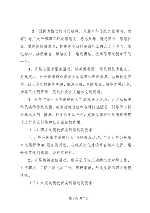 积极开展“四德工程”主题教育活动计划 (4).docx