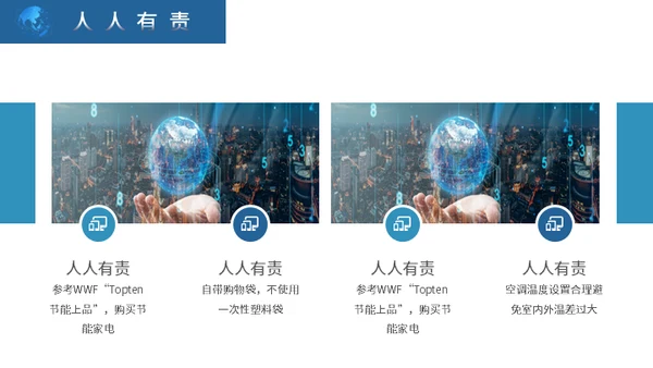 地球一小时活动宣传介绍通用PPT模板