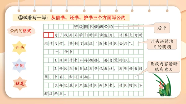 统编版语文二年级下册 课文4  口语交际 图书借阅公约   课件