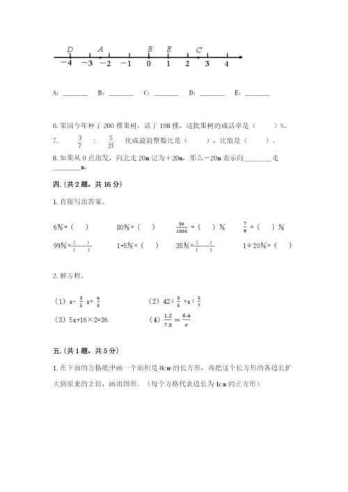 济南市外国语学校小升初数学试卷及一套完整答案.docx