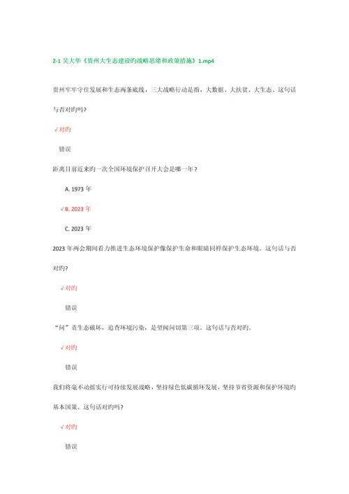 2023年贵州省专业技术人员继续教育问答及答案.docx