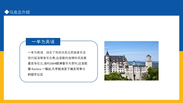 乌克兰国家介绍PPT模板