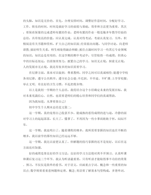 精编之初生个人期末总结范文3篇.docx