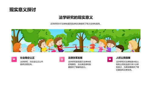 毕业答辩：法学实践研究PPT模板
