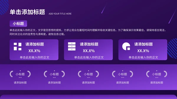 紫色科技风数码科技行业PPT模板