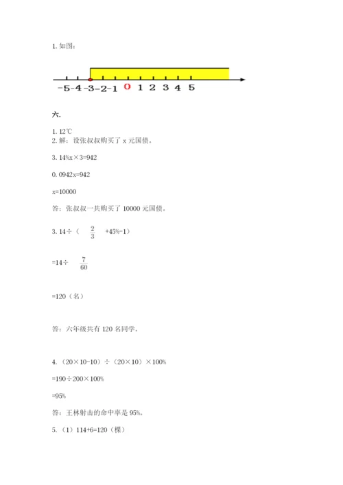 河北省【小升初】2023年小升初数学试卷附答案【巩固】.docx