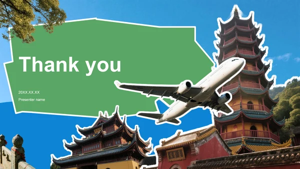 绿色摄影风武汉美食与文化体验旅行计划PPT模板