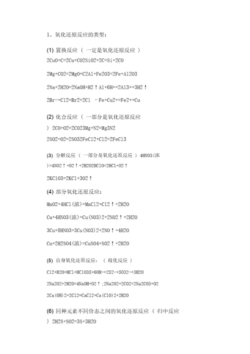 高二上学期化学知识点整理高二上学期化学知识点