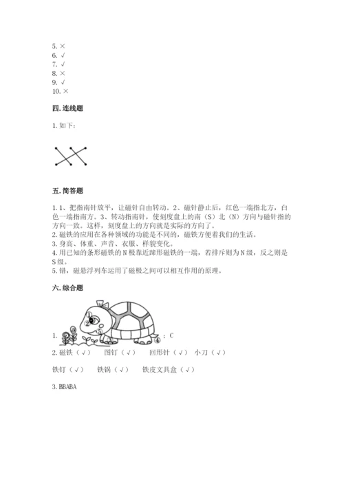 教科版小学科学二年级下册 期末测试卷及参考答案（考试直接用）.docx