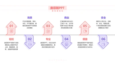 简约通用并列关系6项PPT单页