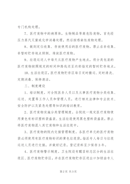 卫生院医疗废物管理工作计划 (4).docx