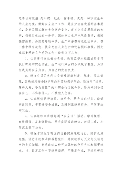 企业无重大事故安全承诺书.docx
