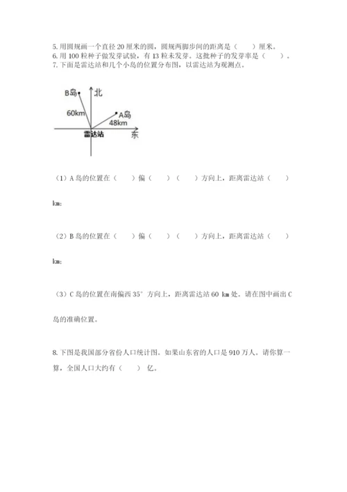 小学数学六年级上册期末模拟卷及完整答案【典优】.docx