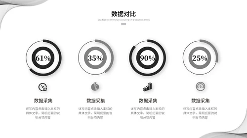 简约黑白流体线条毕业答辩毕业论文学术报告开题报告ppt模板