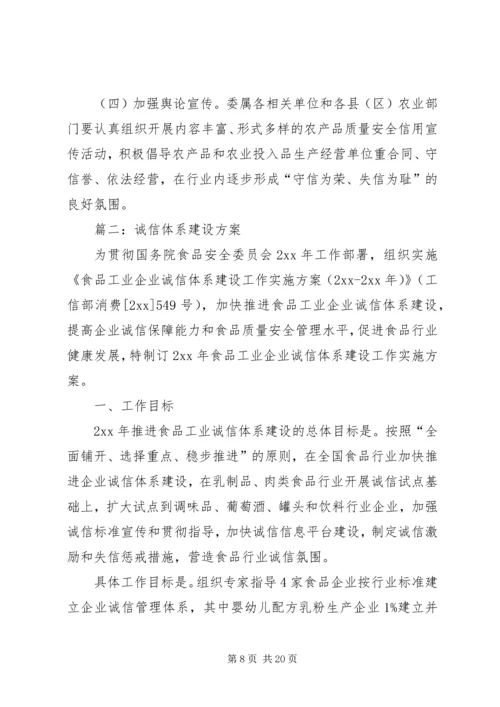诚信体系建设方案(万能) (3).docx