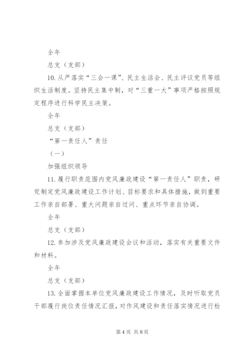 学校党组织全面从严治党责任清单.docx