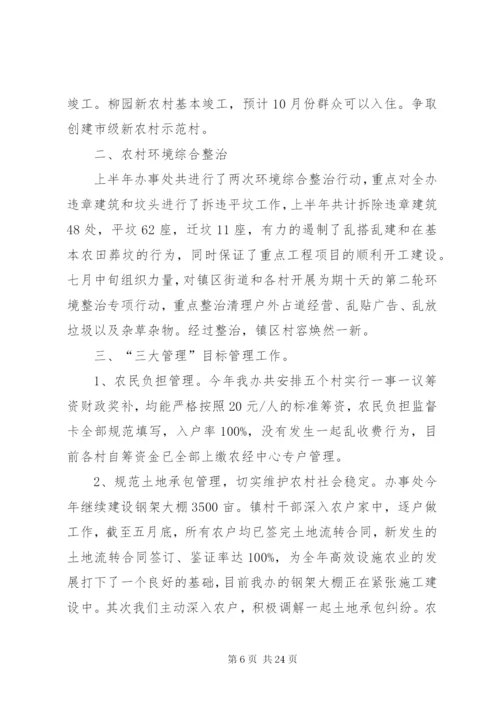 某年上半年工作总结和下半年工作计划范文4篇.docx