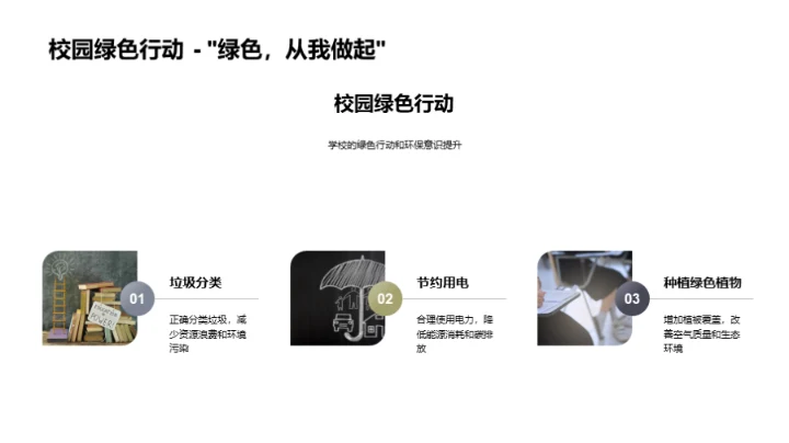 绿色行动，美好地球