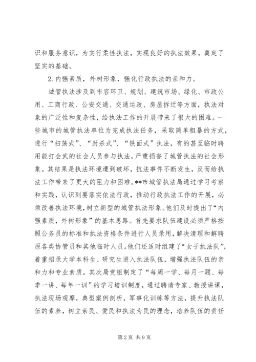 城管执法局执法工作调研报告 (2).docx