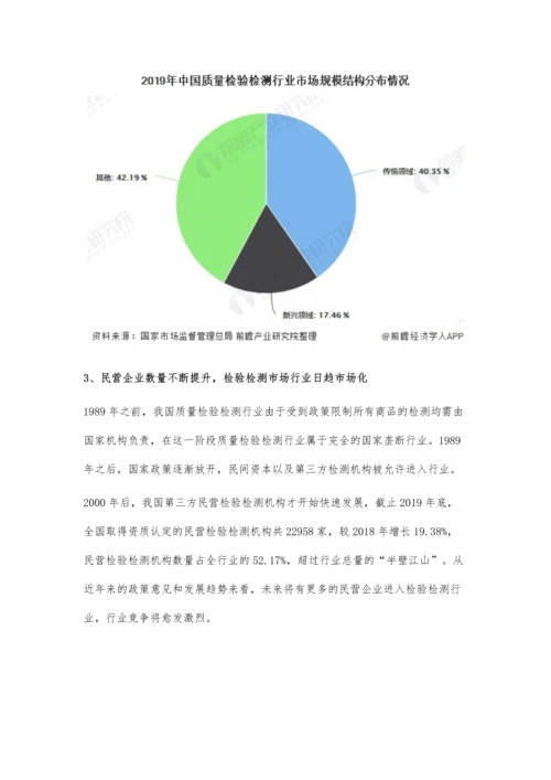 中国质量检验检测行业市场现状、区域格局及发展前景分析-未来仍处于上升期.docx