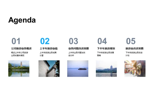 旅游业务半年回顾与展望