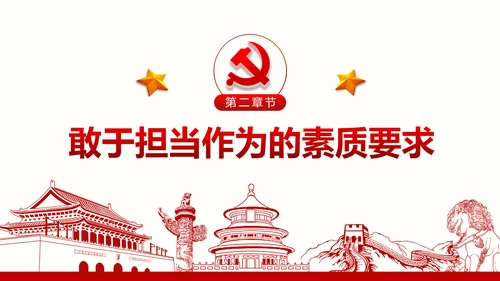 不忘初心党员干部党课学习勇担当党建PPT