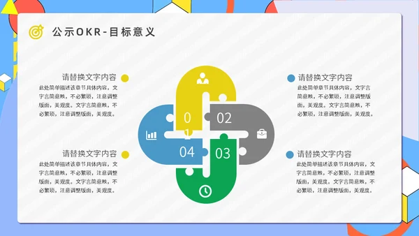 公司OKR目标管理法通用PPT模板