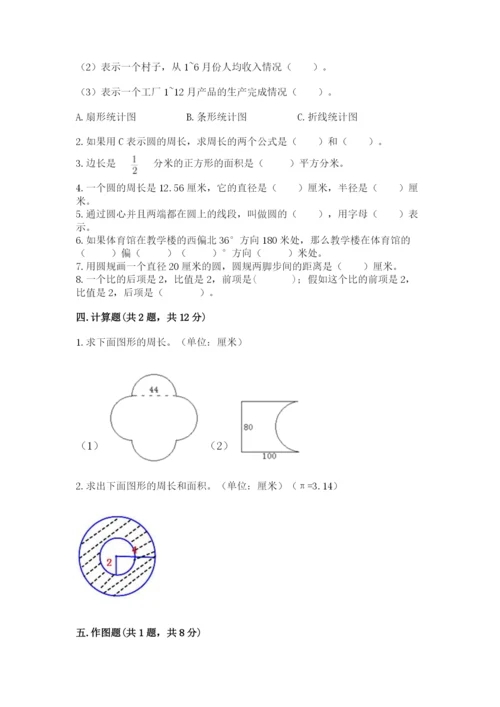 人教版六年级上册数学期末考试卷及一套完整答案.docx