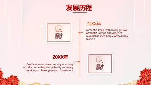 红色迎新春春节晚会年会PPT