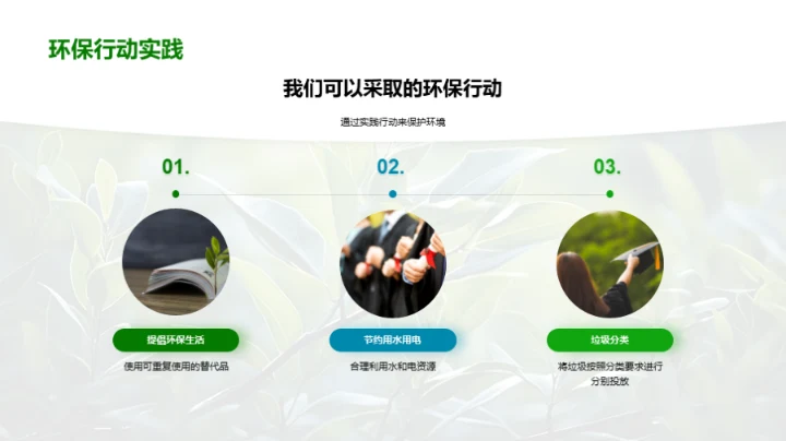 绿色行动的呼唤