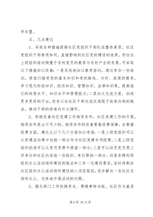 社区党建工作调研报告范文.docx