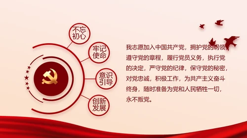 党的光辉历程红色传承教育活动党史党课PPT