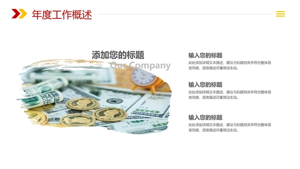 金融理财银行工作总结年终汇报PPT模板