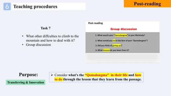 Unit7 单元整体教学说课课件（人教八下Unit 7 What's the highest mou