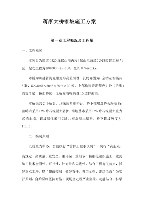 大桥锥坡综合施工专题方案.docx