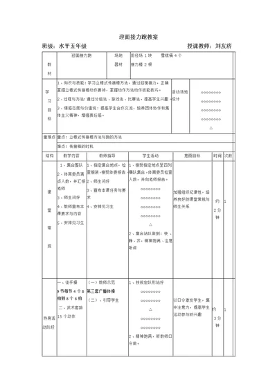 迎面接力跑教案[1]