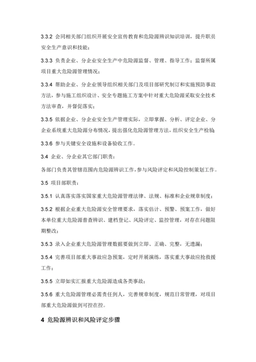 危险源的辨识和安全风险管理核心制度.docx