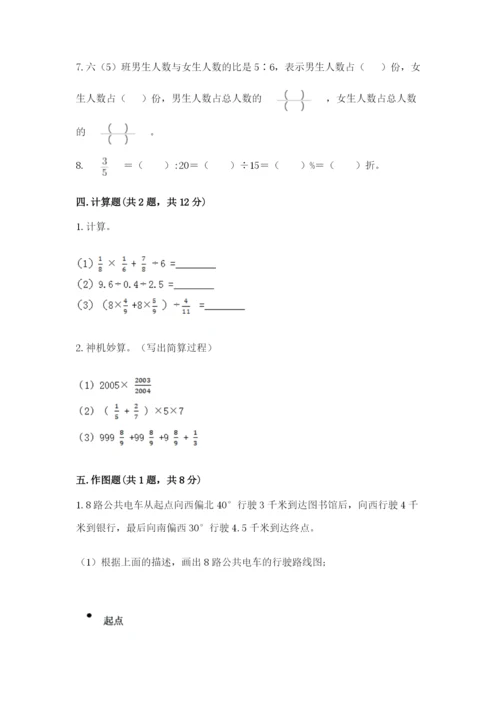 小学数学六年级上册期末卷附参考答案【典型题】.docx